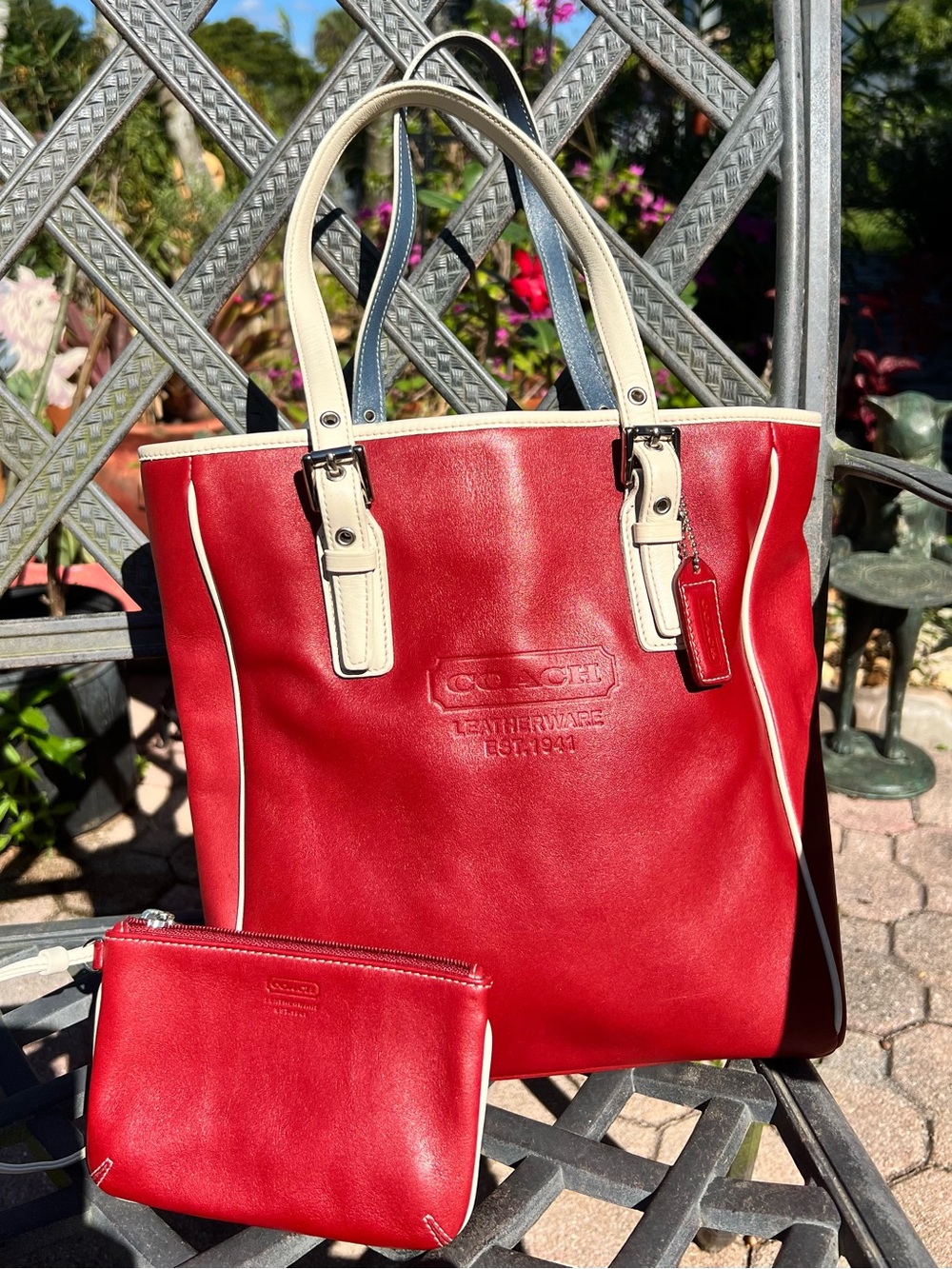 Vintage Coach Hampton x Macy’s 100 Years On Herald Square Tote And Pouch